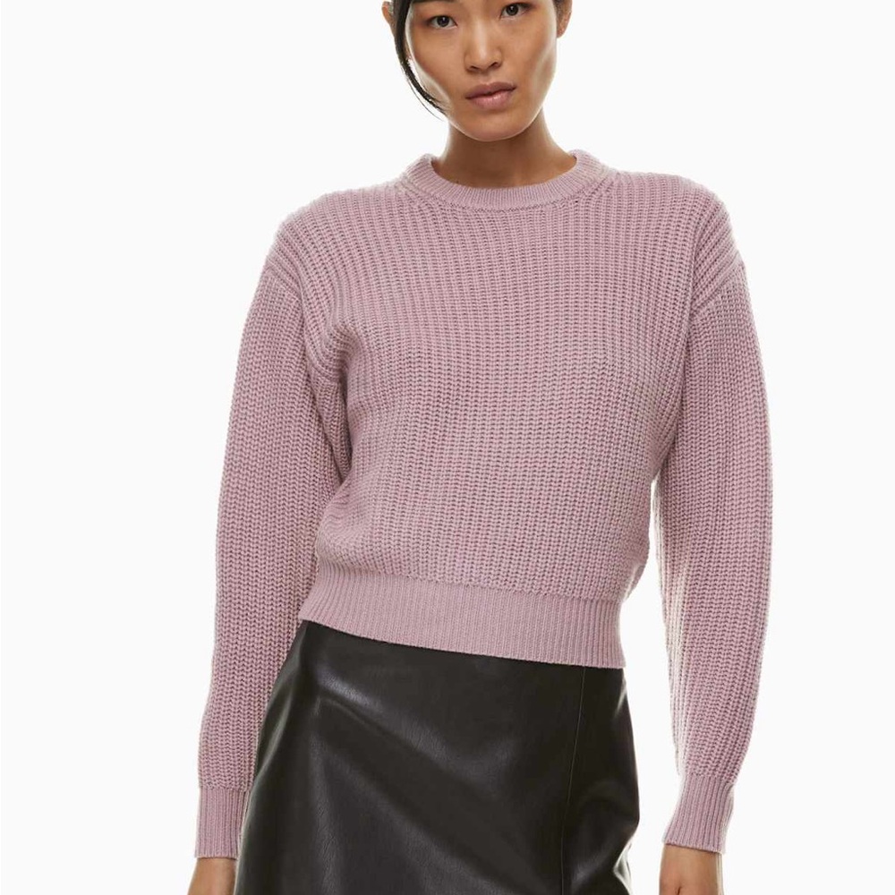 Aritzia - Wilfred Women's Pink/Purple Knit Sweater